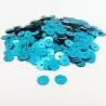 Sequin plat - TURQUOISE - 6mm