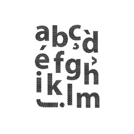 Tampon transparent Artémio - Alphabet minuscule 32mm