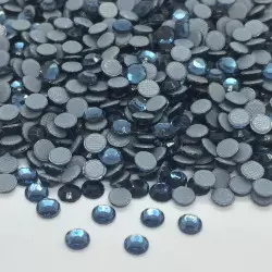 Strass thermocollant en verre DMC - Bleu gris - 3mm à 6mm