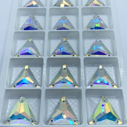 Strass Triangle AB Cristal - Triangle à coudre en verre