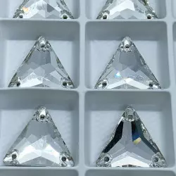 Strass Triangle Cristal - Triangle à coudre en verre - zoom