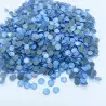 Bleu Opale - Strass thermocollant en verre