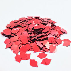 Sequin confetti - BOUCHE ROUGE - 14mm